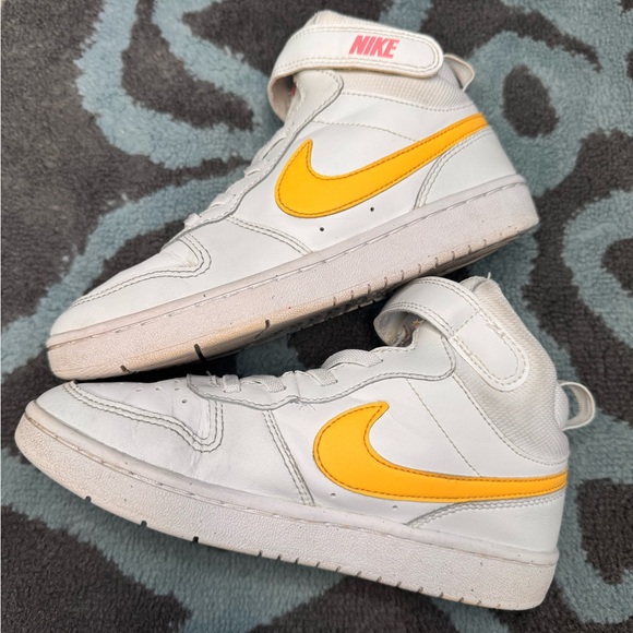 Nike Other - RARE Nike UNISEX Big Kid's Court Borough Mid 2 Casual Shoes CD7782G-112  Size 2Y